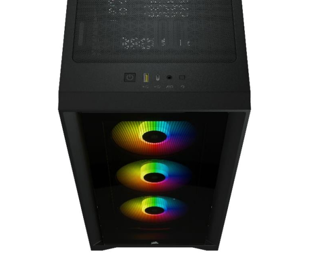 Corsair iCUE 4000X RGB Czarna - 591823 - zdjęcie 3